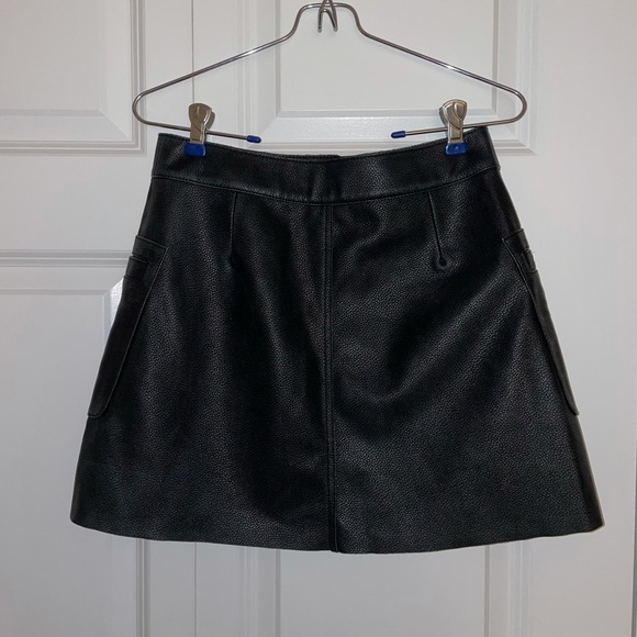 Free People Leather Skirt - Picture 2 of 4
